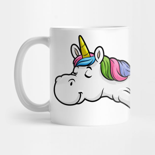 Tired unicorn is sleeping by Markus Schnabel